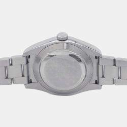 Rolex Black Stainless Steel Air-King 116900 Automatic Men's Wristwatch 40 mm