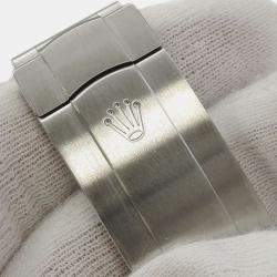 Rolex Black Stainless Steel Air-King 116900 Automatic Men's Wristwatch 40 mm