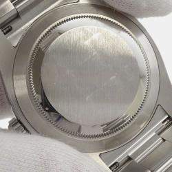Rolex Black Stainless Steel Air-King 116900 Automatic Men's Wristwatch 40 mm