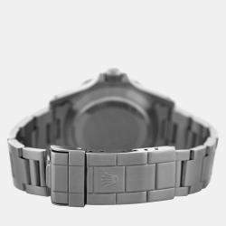 Rolex Black Stainless Steel Submariner 14060M Automatic Men's Wristwatch 40mm