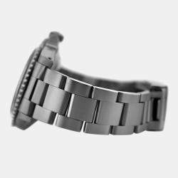 Rolex Black Stainless Steel Submariner 14060M Automatic Men's Wristwatch 40mm