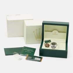 Rolex Black Dial Stainless Steel Datejust 116200 Men's Wristwatch 36 mm