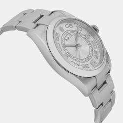 Rolex Silver Stainless Steel Oyster Perpetual 116000 Automatic Men's Wristwatch 36 mm