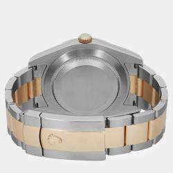 Rolex Cream 18K Yellow Gold Datejust II 116333 Automatic Men's Wristwatch 41 mm