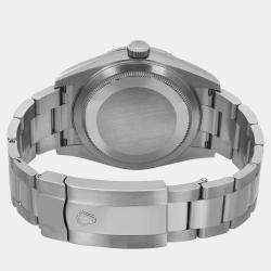 Rolex Blue 18K White Gold Sky-Dweller 326934 Automatic Men's Wristwatch 42 mm
