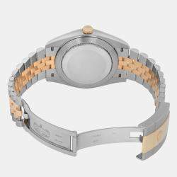 Rolex Champagne Diamond 18k Yellow Gold Datejust 126333 Automatic Men's Wristwatch 41 mm