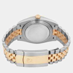 Rolex Champagne Diamond 18k Yellow Gold Datejust 126333 Automatic Men's Wristwatch 41 mm