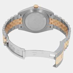 Rolex White MOP Diamond 18K Yellow Gold Datejust 126303 Automatic Men's Wristwatch 41 mm