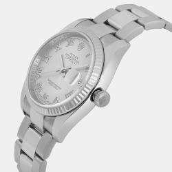 Rolex Silver Stainless Steel Datejust 116234 Automatic Men's Wristwatch 36 mm