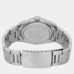 Pre Owned Rolex Silver Stainless Steel Datejust 16200 Automatic Men's Wristwatch 36 mm