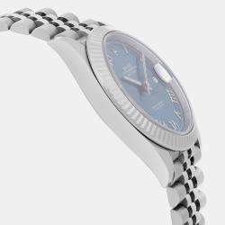 Rolex Blue White  Gold Stainless Steel Datejust 126334 Automatic Men's Wristwatch 41 mm