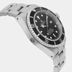 Rolex Black Stainless Steel Sea-Dweller 16600 Automatic Men's Wristwatch 40 mm