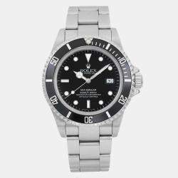 Rolex Black Stainless Steel Sea-Dweller 16600 Automatic Men's Wristwatch 40 mm