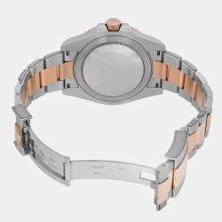 Rolex Black 18K Rose Gold Stainless Steel GMT-Master II Rootbeer 126711CHNR Automatic Men's Wristwatch 40mm