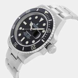 Rolex Black Stainless Steel Submariner 126610LN Automatic Men's Wristwatch 41mm