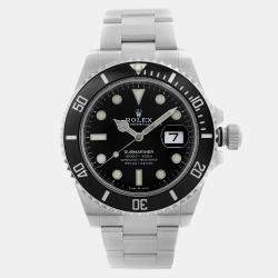 Rolex Black Stainless Steel Submariner 126610LN Automatic Men's Wristwatch 41mm
