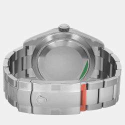 Rolex Green 18K White Gold Sky-Dweller 336934 Automatic Men's Wristwatch 42 mm