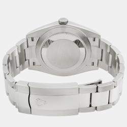 Rolex White Stainless Steel Datejust 126300 Automatic Men's Wristwatch 41 mm