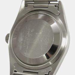 Rolex Black Stainless Steel Explorer 14270 Automatic Men's Wristwatch 36mm