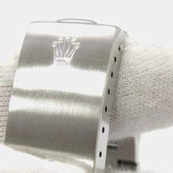 Rolex Black Stainless Steel Explorer 14270 Automatic Men's Wristwatch 36mm