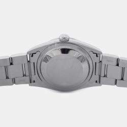 Rolex Black Stainless Steel Explorer 14270 Automatic Men's Wristwatch 36mm