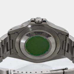 Rolex Black Stainless Steel Explorer II 16550  Automatic Men's Wristwatch 40 mm