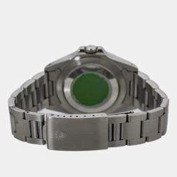Rolex Black Stainless Steel Explorer II 16550  Automatic Men's Wristwatch 40 mm