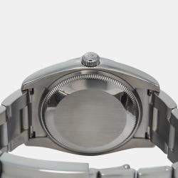 Rolex Silver Stainless Steel Air-King 114200 Automatic Men's Wristwatch 34mm