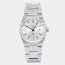 Rolex Datejust 17000 Quartz Silver Stainless Steel Men's Wristwatch 36mm