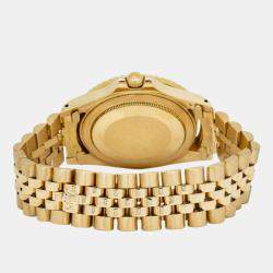 Rolex GMT-Master 1675 Automatic Brown 18k Yellow Gold Women's Wristwatch 40mm