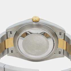 Rolex DateJust 126303 Automatic Gold 18K Yellow Gold Diamond Men's Wristwatch 41mm
