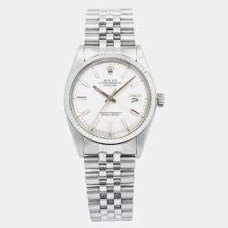 Rolex DateJust 1601 Automatic Silver Stainless Steel Men's Wristwatch 36mm
