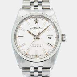 Rolex DateJust 1601 Automatic Silver Stainless Steel Men's Wristwatch 36mm
