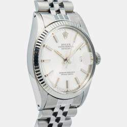 Rolex DateJust 1601 Automatic Silver Stainless Steel Men's Wristwatch 36mm