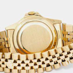 Rolex GMT-Master 16758 Automatic Brown 18k Yellow Gold Men's Wristwatch 40mm
