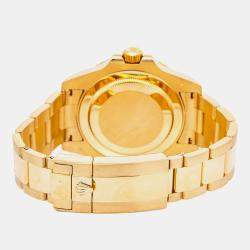 Rolex GMT-Master II 116718 Automatic Green 18k Yellow Gold Men's Wristwatch 40mm