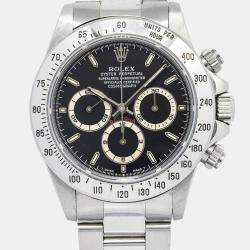 Rolex Daytona 16520 Automatic Black Stainless Steel Men's Wristwatch 40mm
