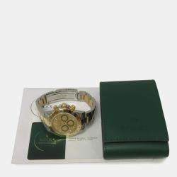 Rolex Cosmograph Daytona 16523G Automatic Gold 18K Yellow Gold Diamond Men's Wristwatch 40mm