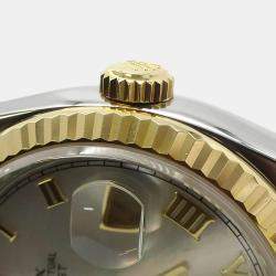 Rolex Datejust 116233NR Automatic 18k Yellow Gold Stainless Steel Men's Wristwatch 36 mm