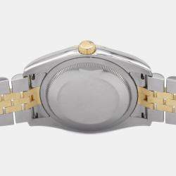 Rolex Datejust 116233NR Automatic 18k Yellow Gold Stainless Steel Men's Wristwatch 36 mm
