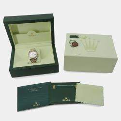 Rolex Datejust 116233NR Automatic 18k Yellow Gold Stainless Steel Men's Wristwatch 36 mm