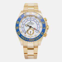 Rolex Yacht-Master II 116688 Automatic White 18k Yellow Gold Men's Wristwatch 44mm