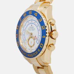 Rolex Yacht-Master II 116688 Automatic White 18k Yellow Gold Men's Wristwatch 44mm