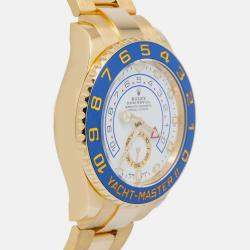 Rolex Yacht-Master II 116688 Automatic White 18k Yellow Gold Men's Wristwatch 44mm