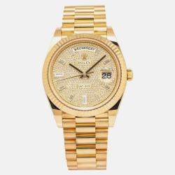 Rolex Day-Date 228238 Automatic 18K Yellow Gold Men's Wristwatch 40mm