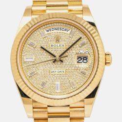Rolex Day-Date 228238 Automatic 18K Yellow Gold Men's Wristwatch 40mm