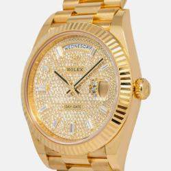 Rolex Day-Date 228238 Automatic 18K Yellow Gold Men's Wristwatch 40mm