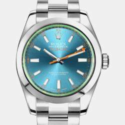 Rolex Milgauss 116400GV Automatic Blue Stainless Steel Men's Wristwatch 40mm