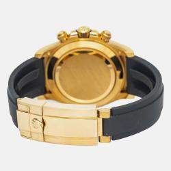 Rolex Daytona Eye of the Tiger 116588 Automatic 18K Yellow Gold Diamond Men's Wristwatch 40mm