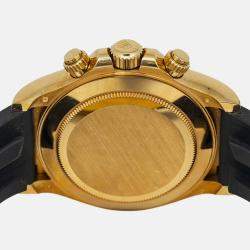 Rolex Daytona Eye of the Tiger 116588 Automatic 18K Yellow Gold Diamond Men's Wristwatch 40mm